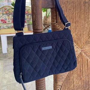 Vera Bradley Microfiber Little Hipster in Navy